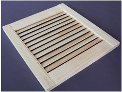 Дверца жалюзийная сосновая 2013х294х20мм, ExpoDrev