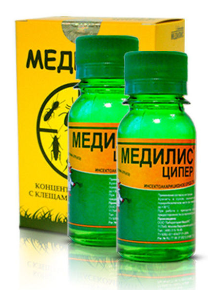 Медилис-ципер от клещей и насекомых 2x50 мл (ИНСЕКТОАКАРИЦИД)