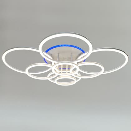 Светильник потолочный D18186B/8 256Вт+10Вт белый (RGB) Aitin-Pro