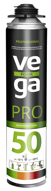 Пена монтажная Vega 50 Pro 750 мл