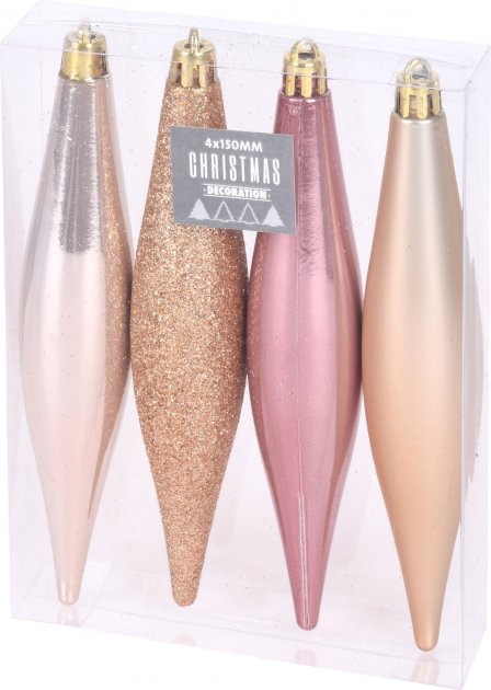 Украшение елочное Сосульки 150 мм (4 шт) CAN210450