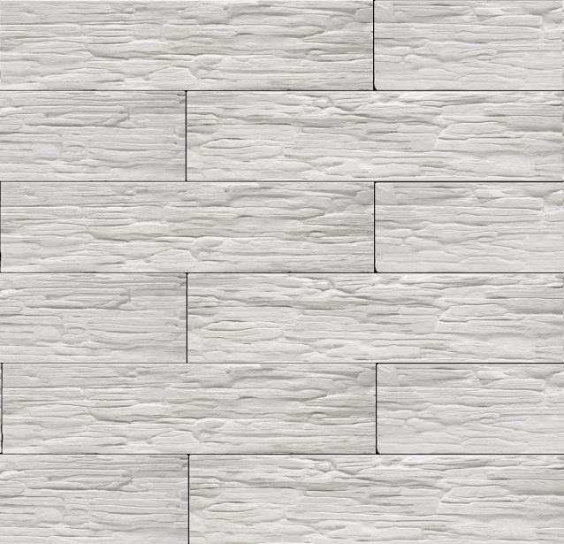 Декоративный камень Сланец саянский (белый), упак. 0.6 м2