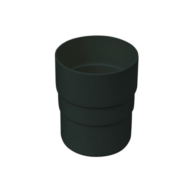 Муфта водосточной трубы Комфорт графит 85 мм Альта-Профиль