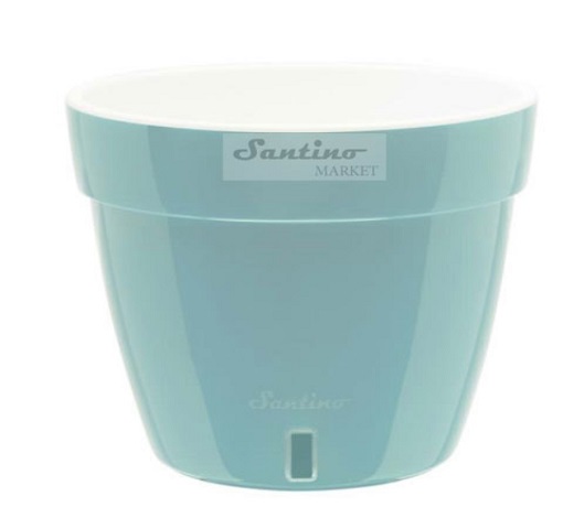 Горшок двойной 2,5 л ASTI Ментоловый-Белый