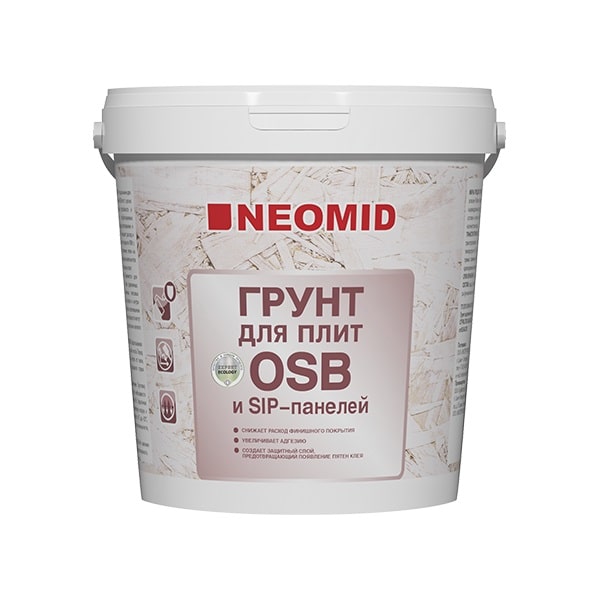Грунт для плит OSB и SIP-панелей 1кг NEOMID