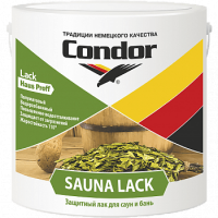 Лак акриловый Condor Sauna Lack полуматовый