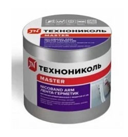 Лента герметизирующая NICOBAND серебристая 10м x 10см, ТехноНИКОЛЬ