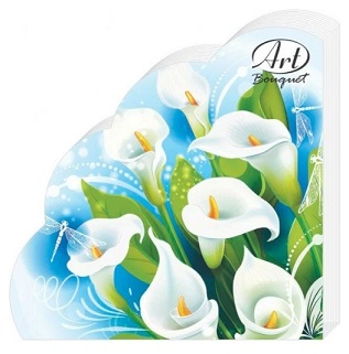 Салфетки бумажные d 32см 