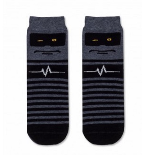 Носки детские 3081 рис.586 т.серый меланж, Брестский чулочный комбинат