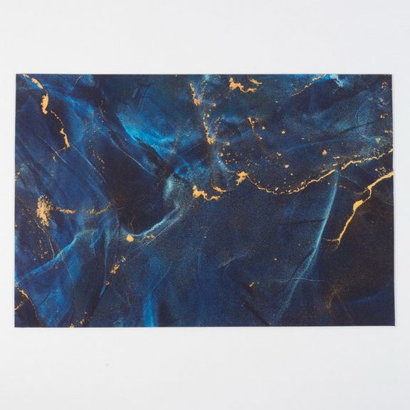 Коврик для ванной комнаты 40x60 см, мрамор синий, Dekotex Diatomite NB-3456