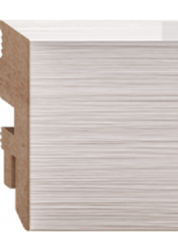Плинтус напольный МДФ, Bianco Veralinga 80х16х2400, Plintto
