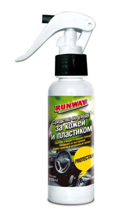 Средство для ухода за кожей и пластиком 200 мл RUNWAY
