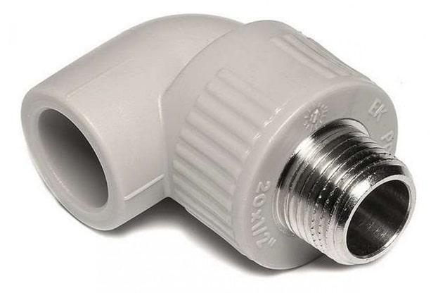 Колено ПП с наружной резьбой 1/2