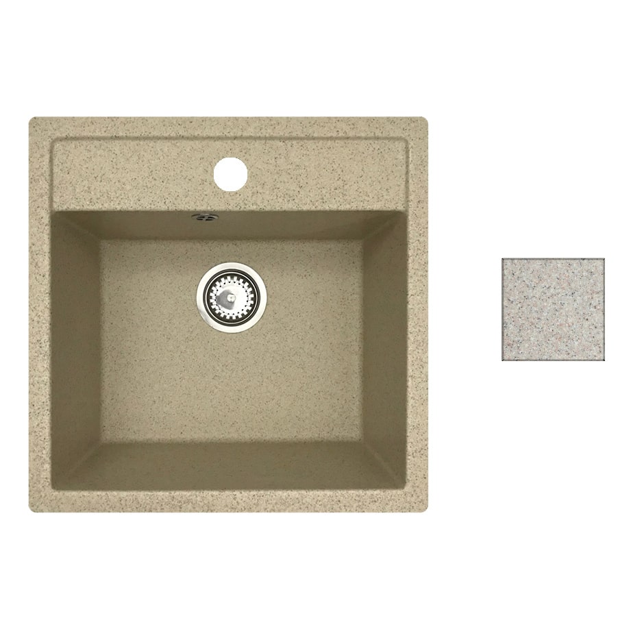 Мойка из искусственного камня, темно-бежевый, Rio, BelEvors