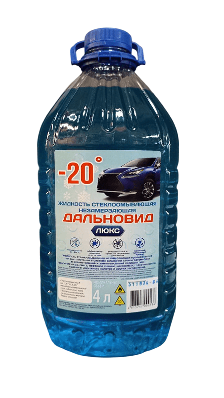 Жидкость стеклоомывающая Дальновид-люкс (-20) 4 л, Чистый исток 1872