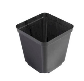 Горшок для рассады квадратный литой Р9 (9х9х9,5 см) 500мл, 00140