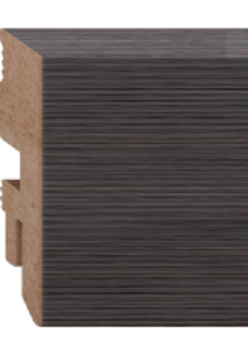 Плинтус напольный МДФ, Grey Veralinga 80х16х2400, Plintto