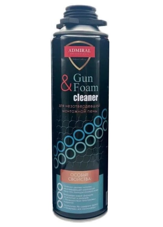 Очиститель монтажной пены ADMIRAL STARS 350г/500 мл
