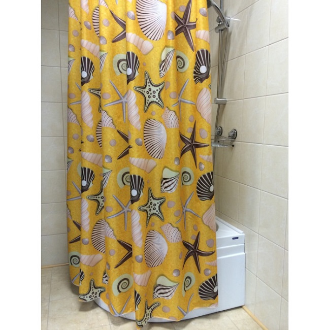 Занавеска для ванной 180х200 см Zalel 1205В