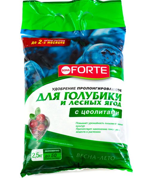 Удобрение для Голубики и лесных ягод с цеолитом 2.5кг Bona Forte