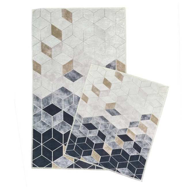 Комплект ковриков для ванной VELVET 60х100см, 60х50см BOMBINI 2039