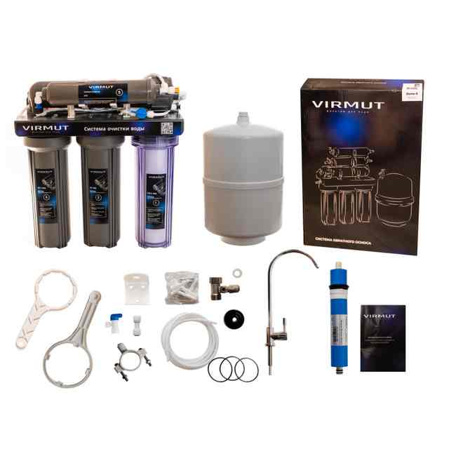 Система обратного осмоса OSMO-5 серый VIRMUT 267501685
