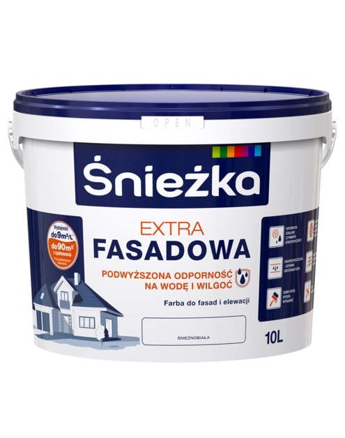 Краска акриловая фасадная SNIEZKA EXTRA FASADOWA