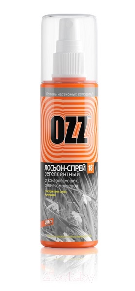 Лосьон-спрей репеллентный ОZZ-18 100 мл ББХгрупп