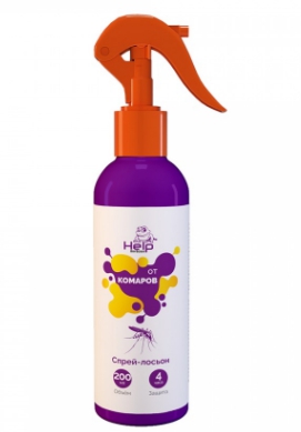 Спрей-лосьон от комаров 200 мл, HELP