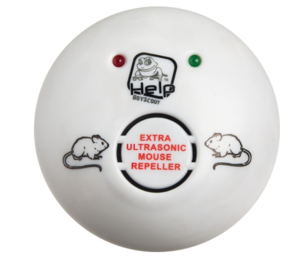 Отпугиватель МЫШЕЙ и КРЫС ультразвуковой 220 В, 10x10x4.5 см HELP 80403