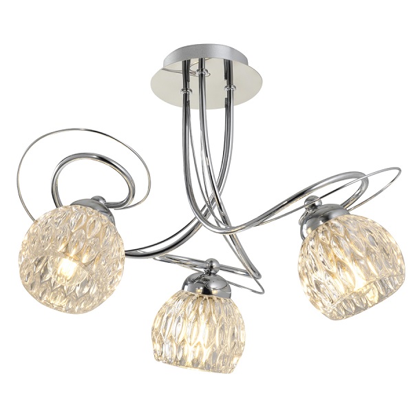 Светильник подвесной LORD 3хЕ14х40W хром 1-010130 Powerlight