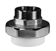 Муфта комбинированная разъемная, наружная резьба, 20x3/4