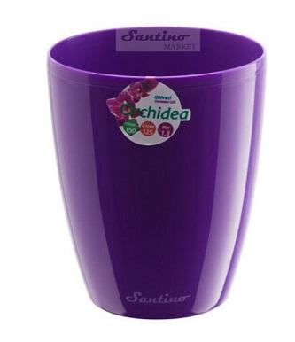 Вазон (горшок) для орхидей 1,3 л ORCHIDEA Сиреневый