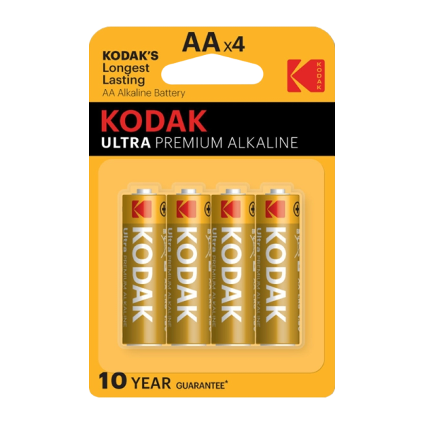 Элемент питания (батарейка) алкалиновый Kodak LR6-4BL ULTRA PREMIUM