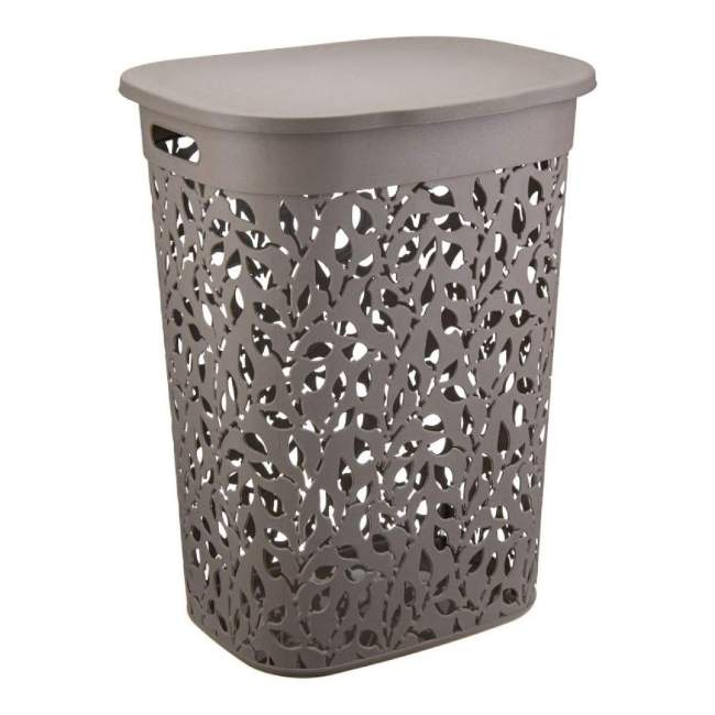 Корзина для белья Флора 55 л французский серый IDEA M2621