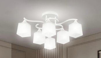 Светильник НПБ 02-6x40-101 6085/6 белый Айтин-Про