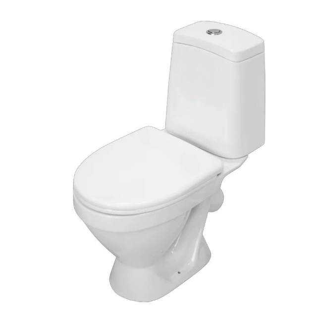 Унитаз-компакт напольный Лада Стандарт Sanita WC.CC/Lada/1-P/WHT.G/S1