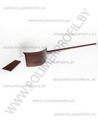 Держатель трубы Ф100 ПП RAL8017 (коричневый)