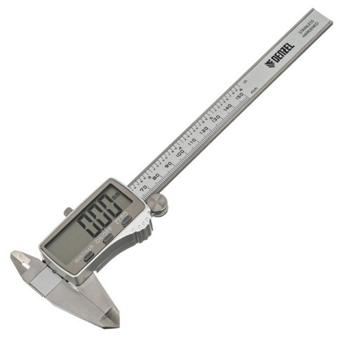 Штангенциркуль электронный, большой дисплей, с глубиномером 150 мм Denzel 31614