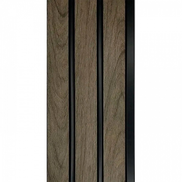 Панель декоративная 3D Rail Дуб антик 120x10x2700 мм, Grace