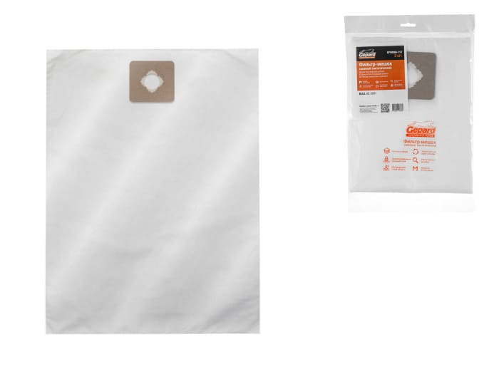 Фильтр-мешок для пылесоса BULL AS сменный 2 шт  3001 GP90086-112 GEPARD