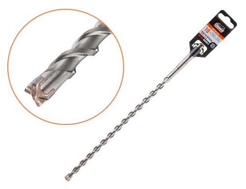 Сверло (бур) по бетону QUADRO-X SDS-plus 10х250х310мм GEPARD