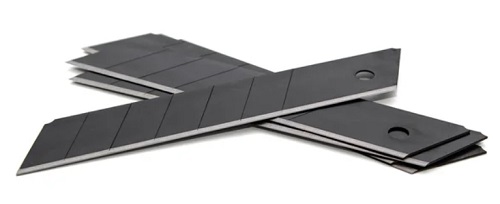 Лезвия сменные сегментные,с воронением 25 мм, 5 шт, VIRA RAGE 831496