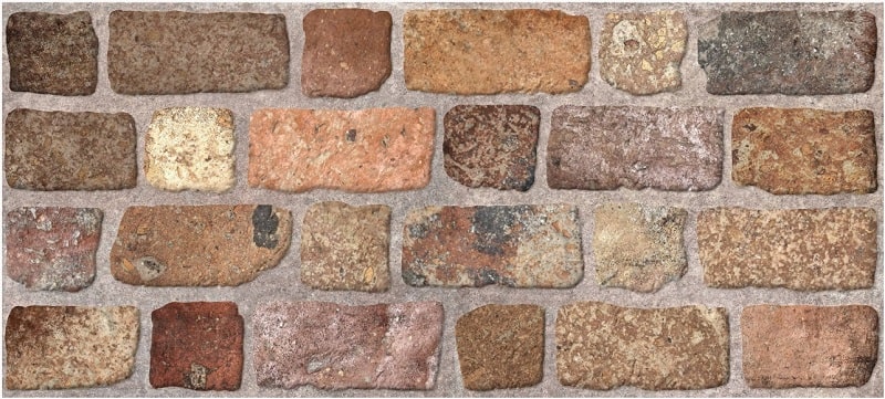 Плитка облицовочная Лофт коричневая, средняя 200х450мм 139362 М-Квадрат