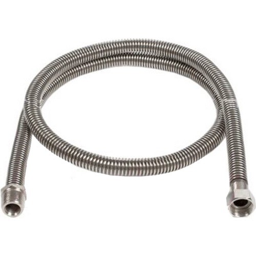 Шланг газовый гибкий гофрированный штуцер 1/2 - гайка 1/2, 2000 мм, ШКЯМ 620.00.000-17 ТАиМ ОАО