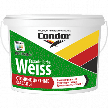 Краска фасадная Condor Fassadenfarbe Weiss