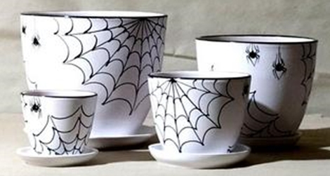 Горшок керамический 7 л Паутинка