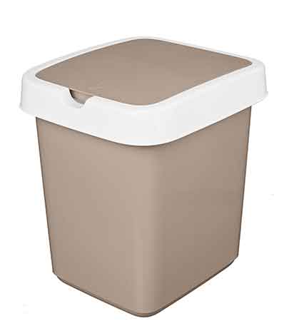 Контейнер для мусора 9л с поворотной крышкой, idiland Tule 2213009