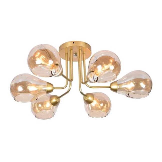 Светильник подвесной НПБ золото/хром Сфера Белсветоимпорт 1194В/6