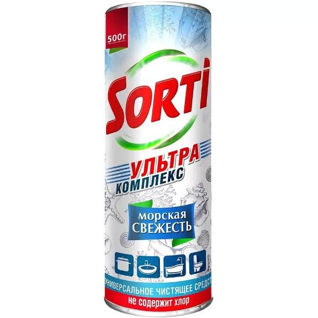 Порошок чистящий Морская свежесть 500 г Sorti